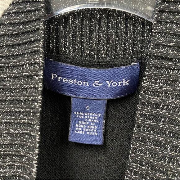 Vintage 90s argyle metallic accent sleeveless mock neck sweater Size‎ Small - Picture 5 of 12